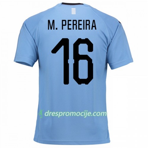 Urugvaj Dres M.Pereira 16 Domaći Svjetsko prvenstvo 2018 Urugvaj Dres M.Pereira 16 Domaći Svjetsko prvenstvo 2018